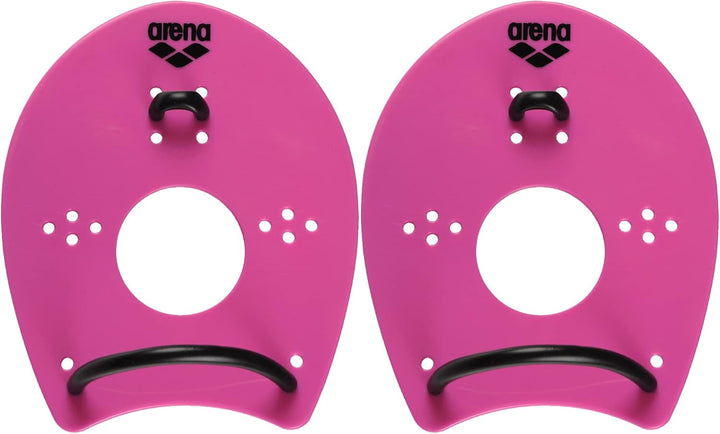 Arena Elite Hand Paddles for Swim Training - Large, Pink