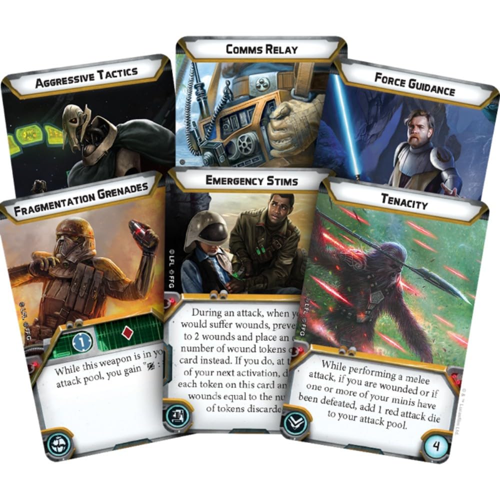 Atomic Mass Games Star Wars: Legion Upgrade Card Pack – Miniatures Game Expansion