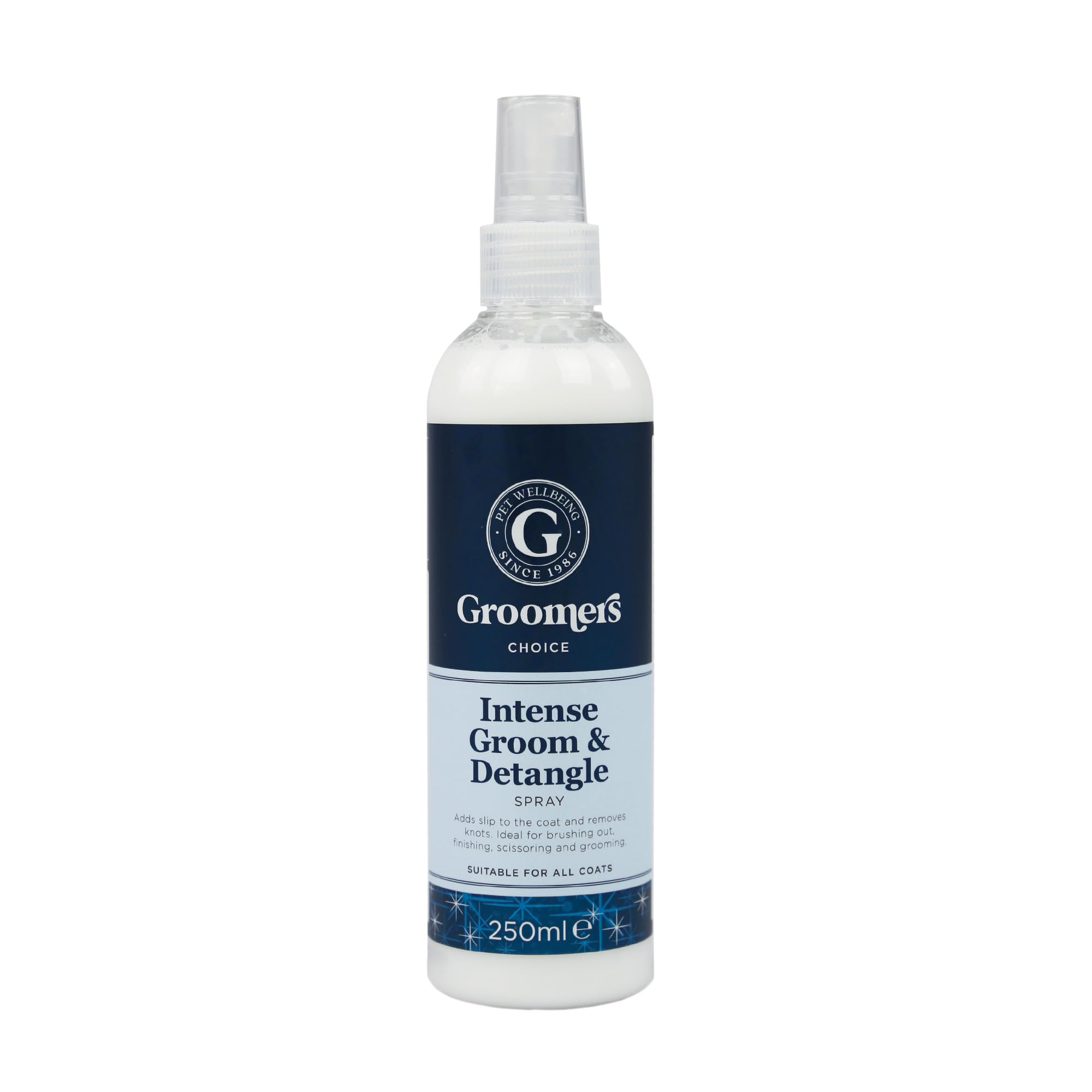 Groomers Performance Intensive Detangle Spray - Unscented Conditioning for Dogs | 250ml 1
