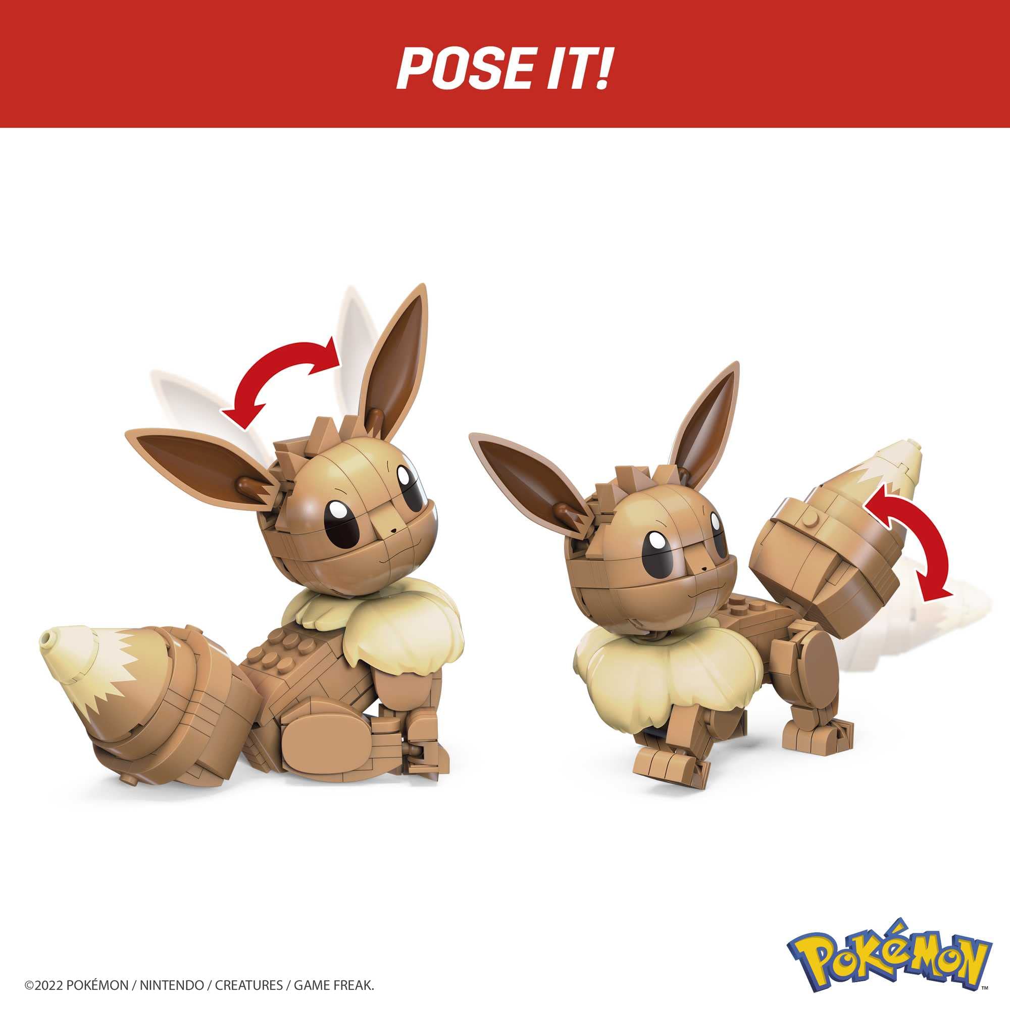 MEGA Pokémon Eevee Building Set - 215-Piece Articulated Figure for Ages 7+ 3