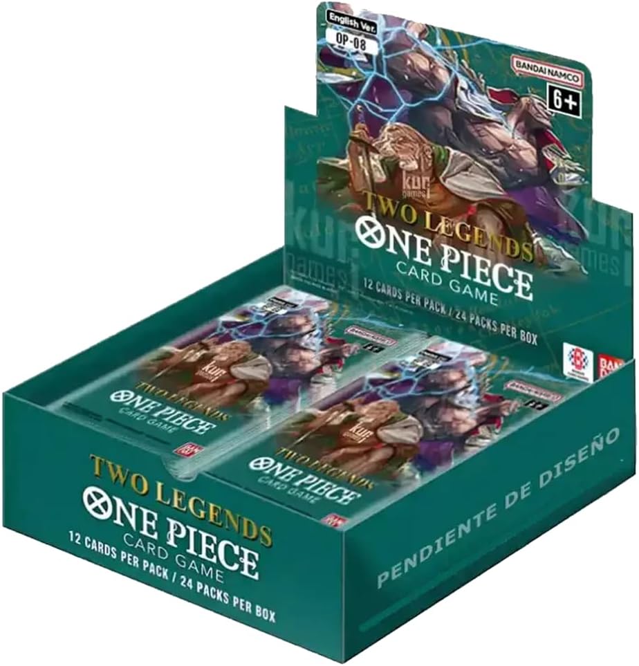 Bandai One Piece TCG Two Legends Booster Box OP-08 | 24 Packs | Collectible Card Game