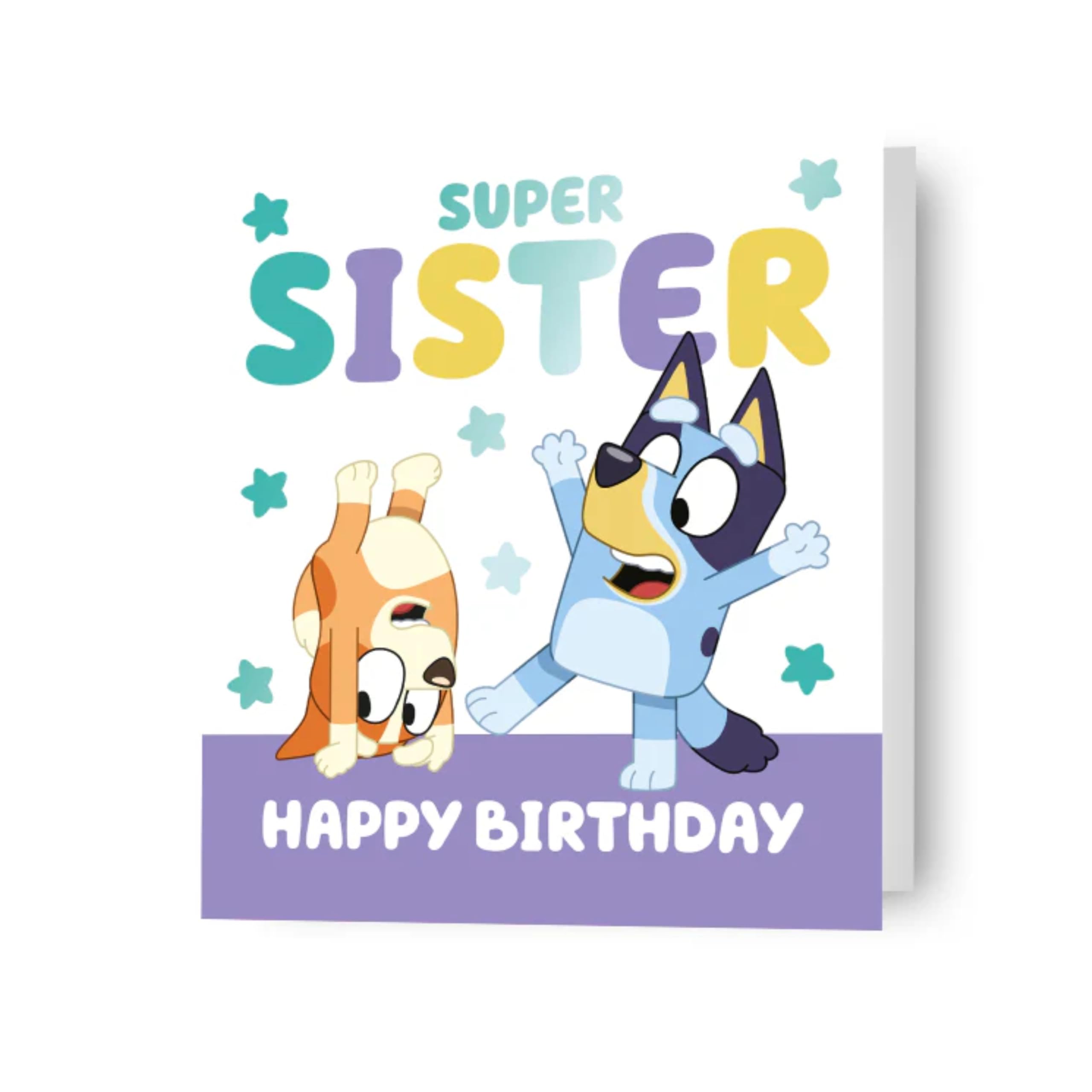 Danilo Promotions LTD Bluey Sister Birthday Card | 7 x 6 Inch | Multi Color 3