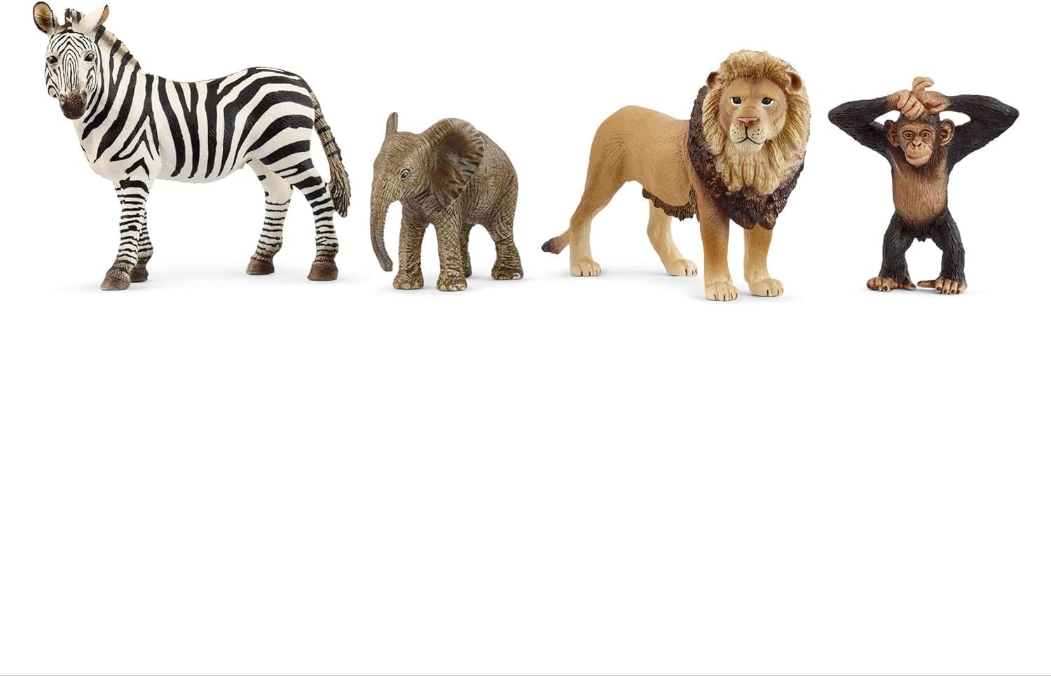 Schleich WILD LIFE Africa Starter Set - 4 Realistic Animal Figurines for Imaginative Play 11