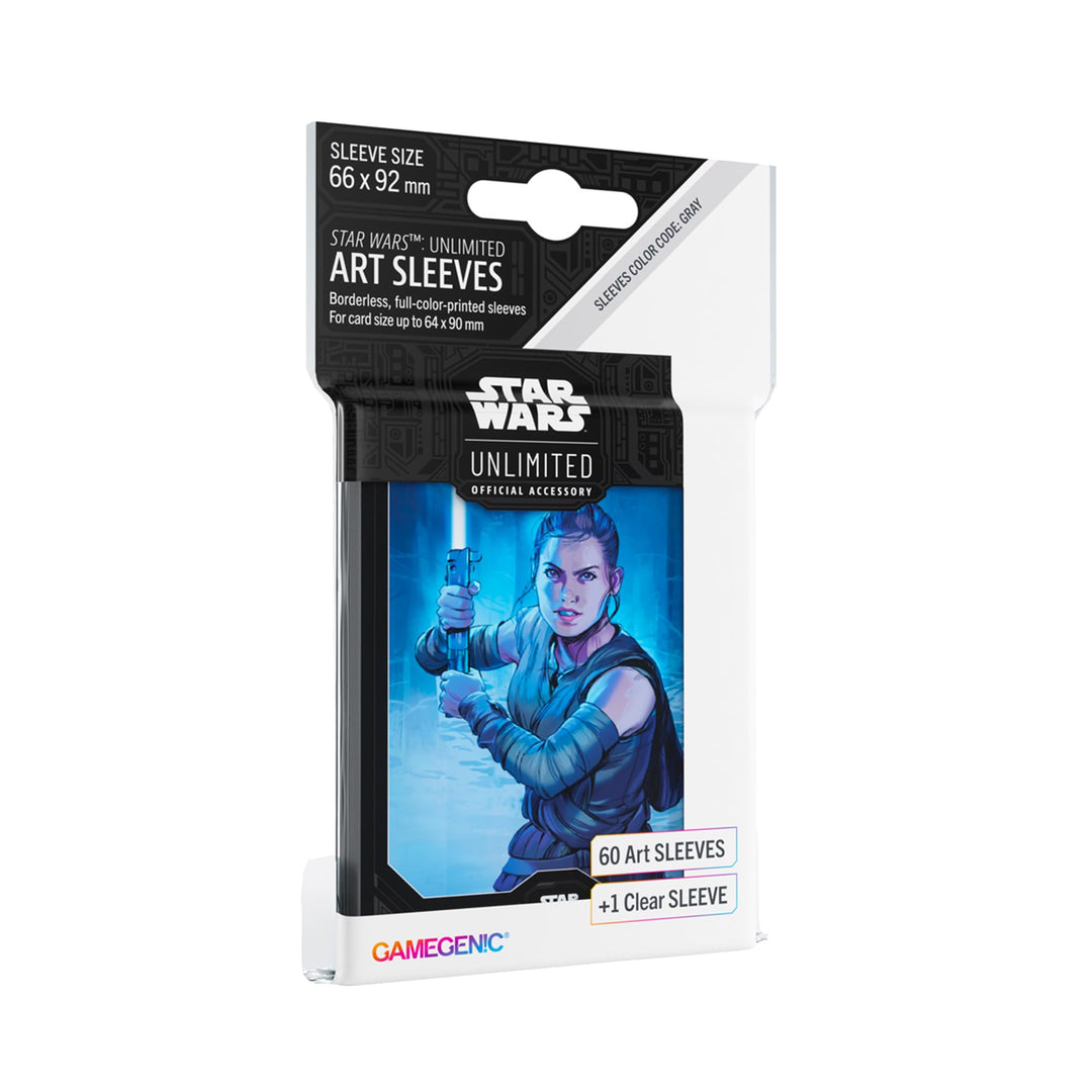 Gamegenic Star Wars Unlimited Rey Art Sleeves (60 Sleeves + 1 Clear Sleeve)