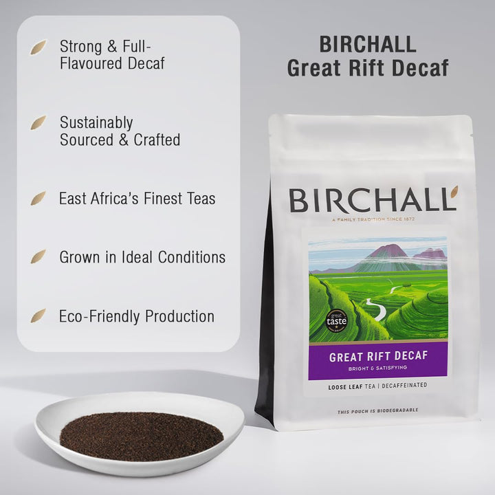 Birchall Great Rift Decaf | Decaffeinated Black Tea | 250g Loose Leaf