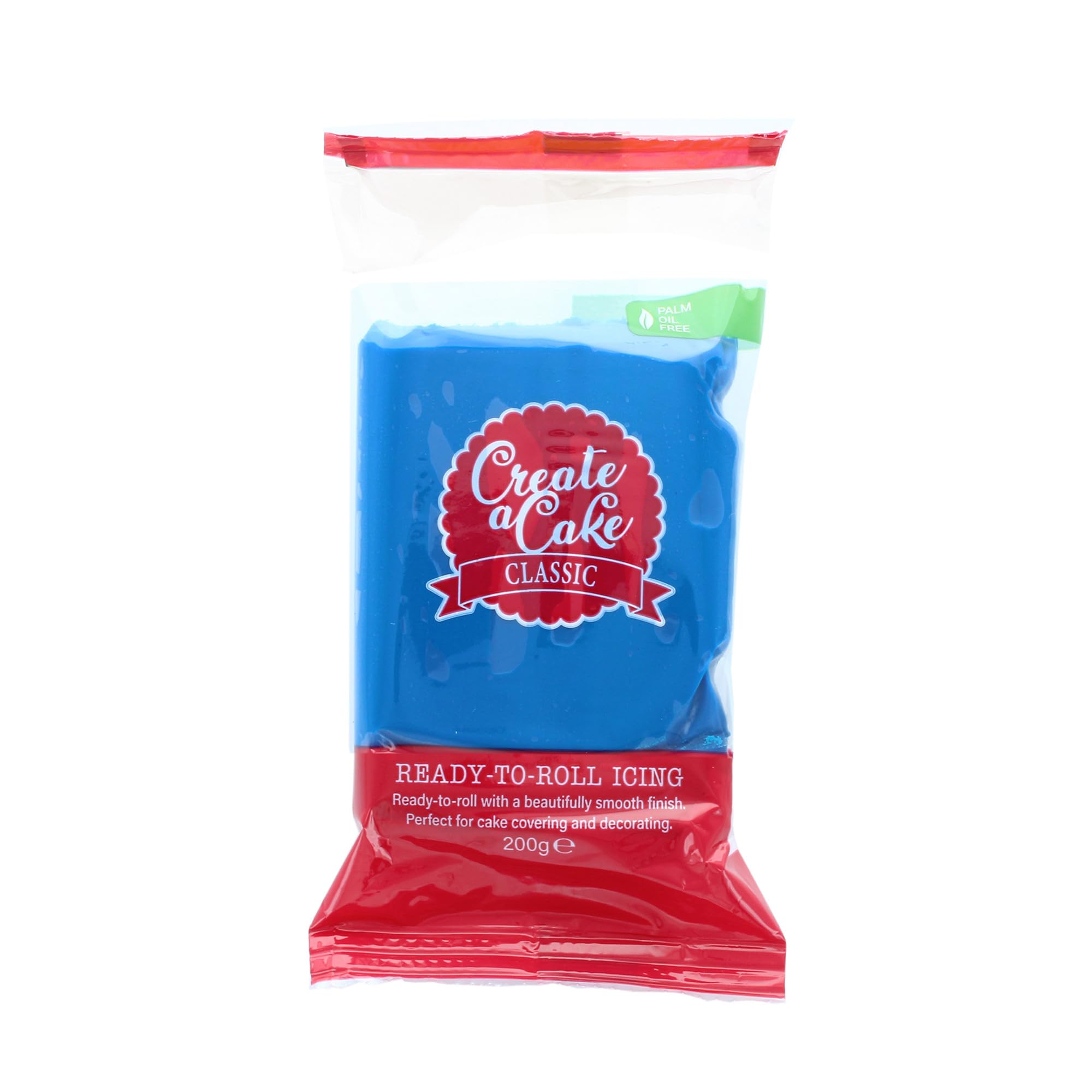 Create A Cake Ready To Roll Icing - Blue Fondant Sugar Paste | 200g | Palm Free 7