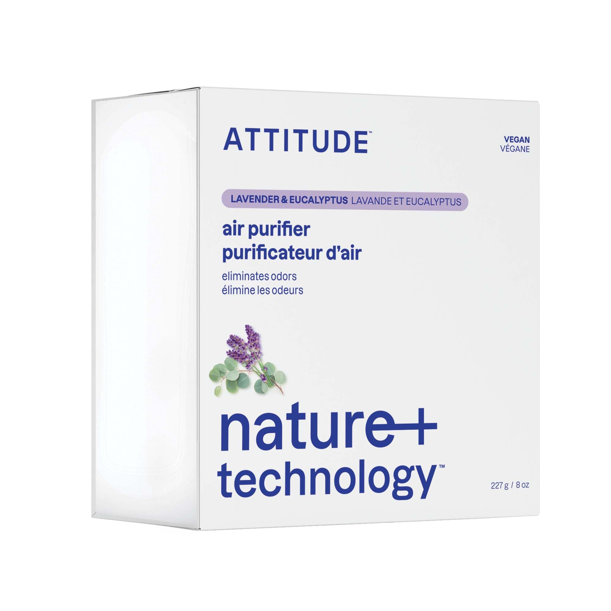ATTITUDE Odor Eliminator with Activated Carbon | Lavender & Eucalyptus Scent | Vegan & Cruelty-Free 1