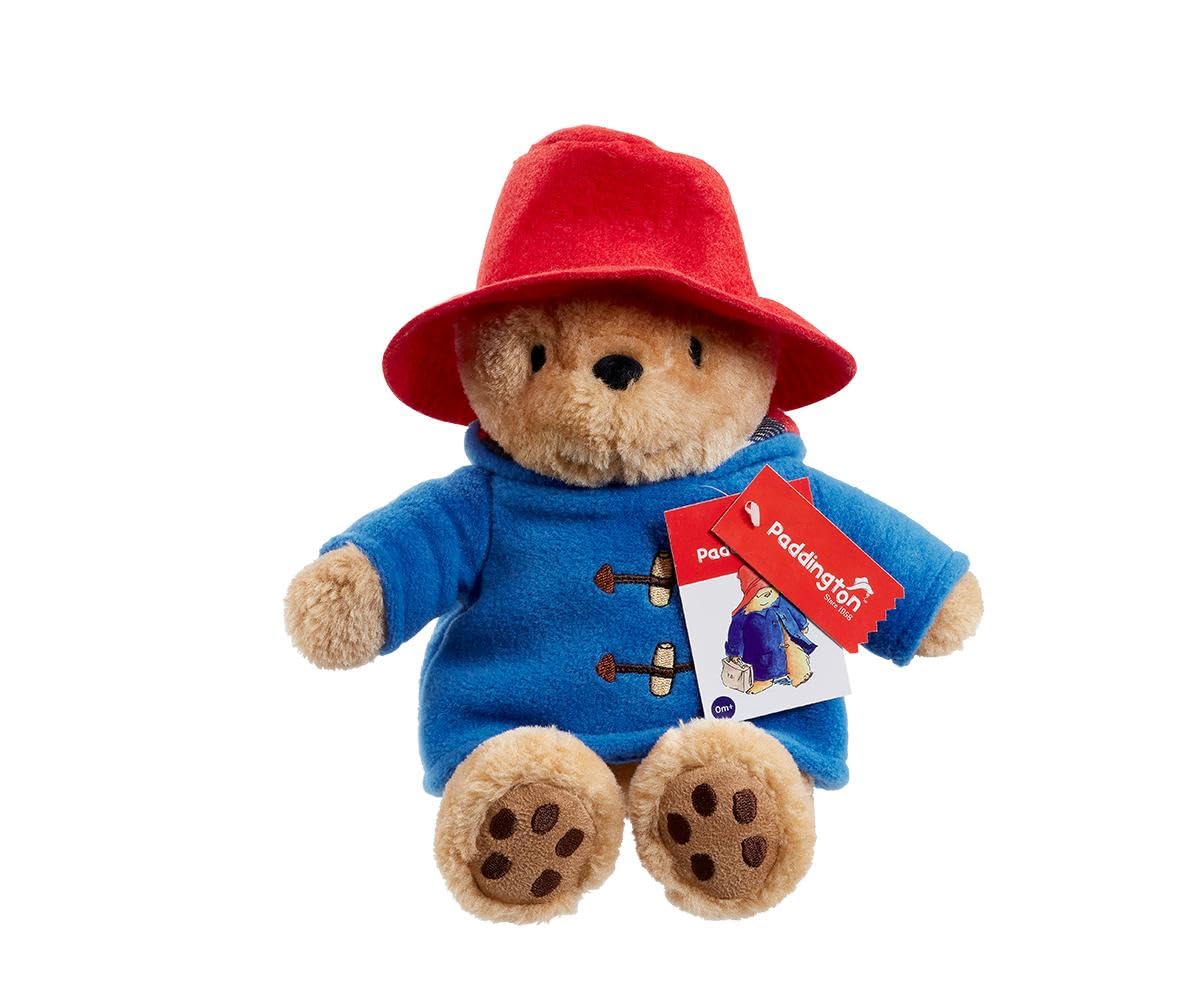 Rainbow Designs Small Classic Cuddly Paddington Bear - Blue & Red Plush Toy 6