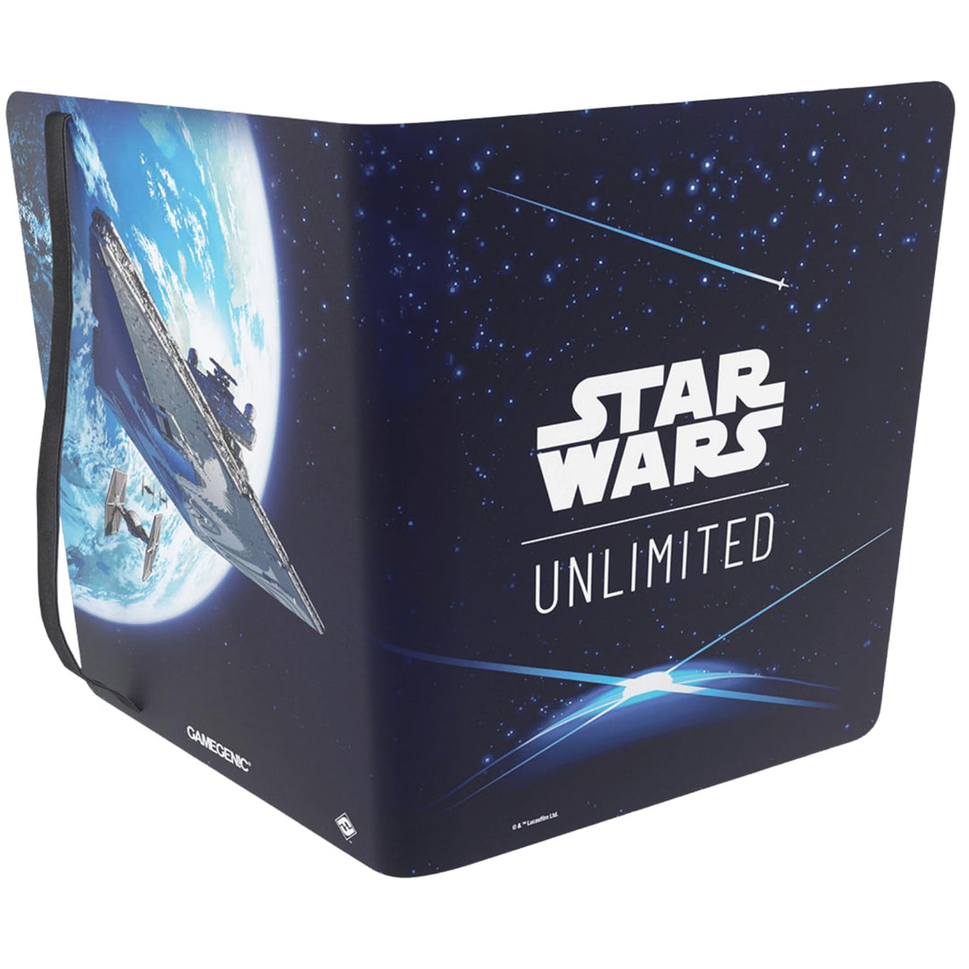 Gamegenic Star Wars: Unlimited 18-Pocket Casual Album – Card Back Blue (GGS32039ML)