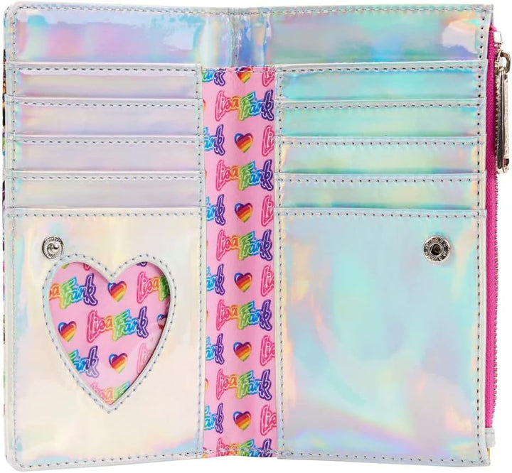 Loungefly Lisa Frank Iridescent Flap Wallet (140870)