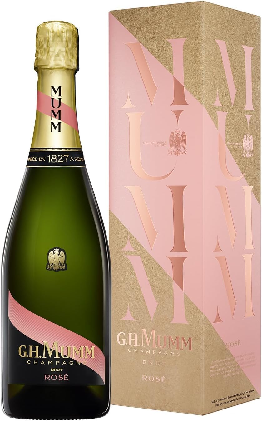 G.H. Mumm Le Rosé Champagne - 75cl with Gift Box