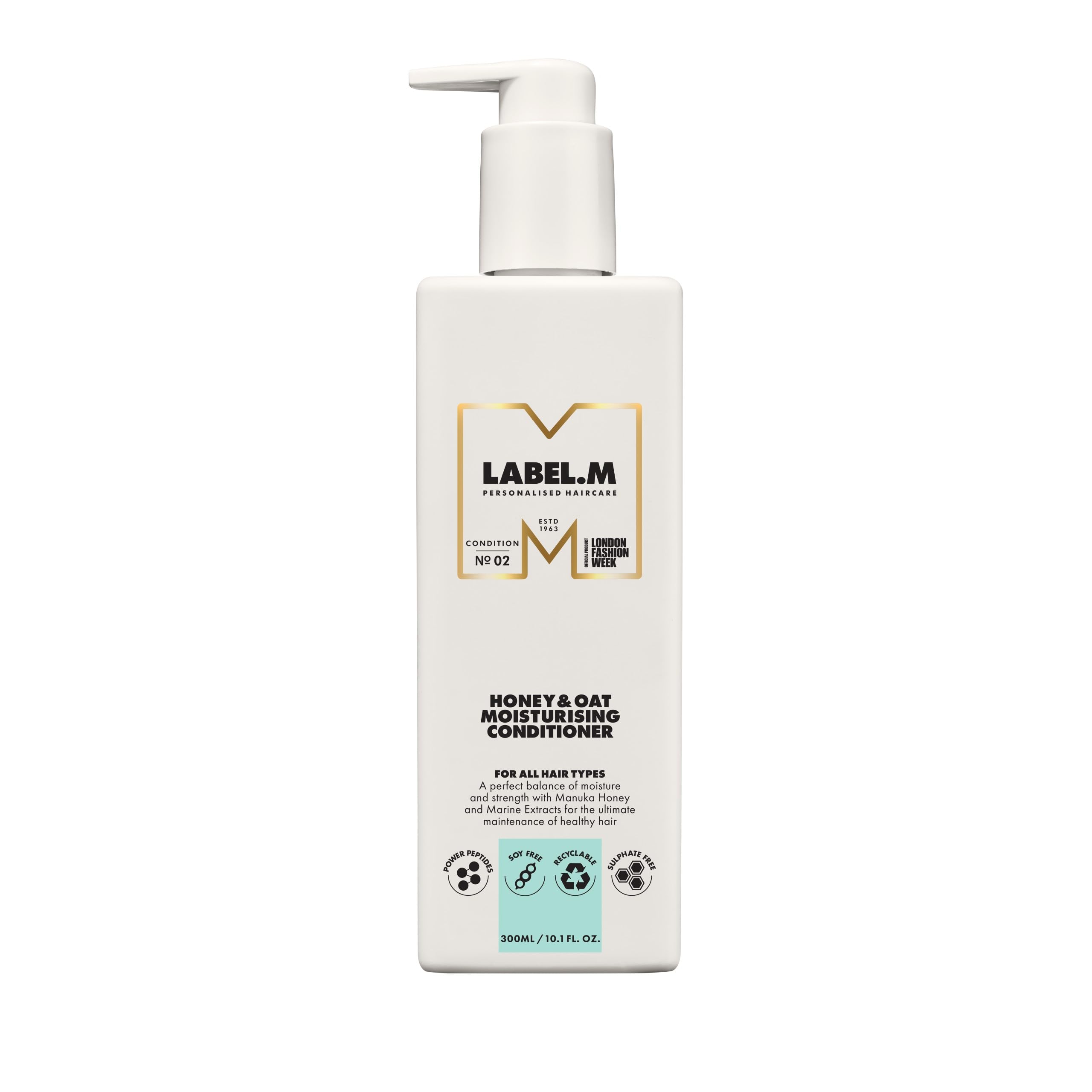 label.m Honey & Oat Moisturising Conditioner - Nourishes & Repairs | 300ml 1