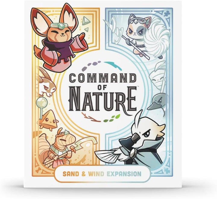 Unstable Games Command of Nature Expansion: Sand & Wind Expansion - Card Game Expansion (7947-CNT-EXP1)