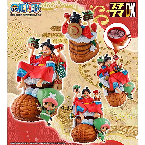 Megahouse Petitrama DX One Piece - Logbox Re Birth Vol. 1 - Monkey D. Luffy & Tony Tony Chopper Statuette (MGH51735)