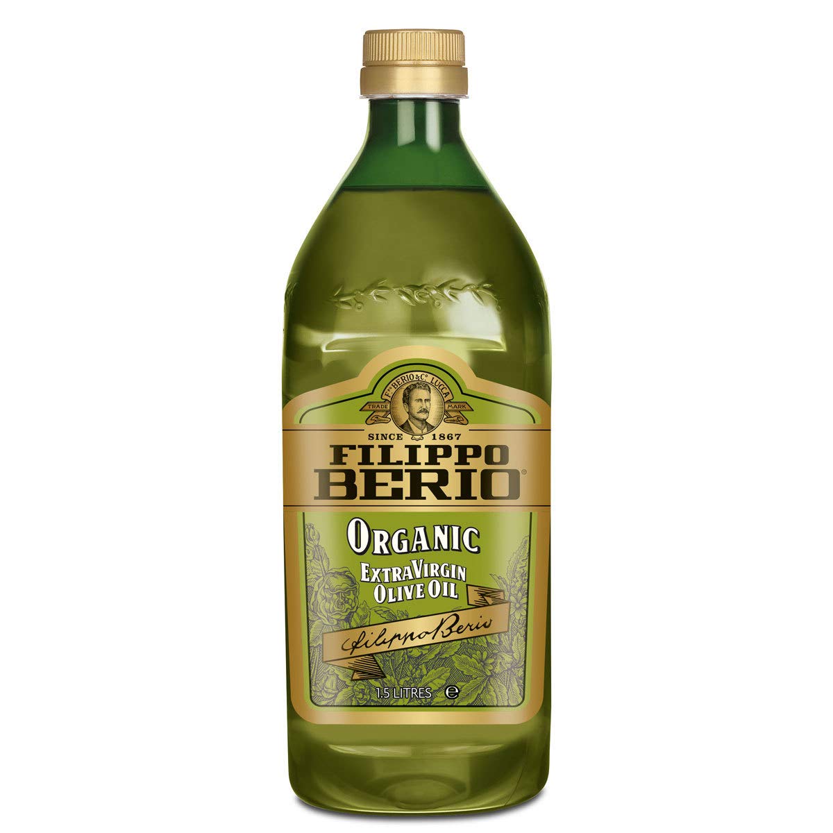 Filippo Berio Organic Extra Virgin Olive Oil - Rich Fruity Flavour | 1.5 Litres 1