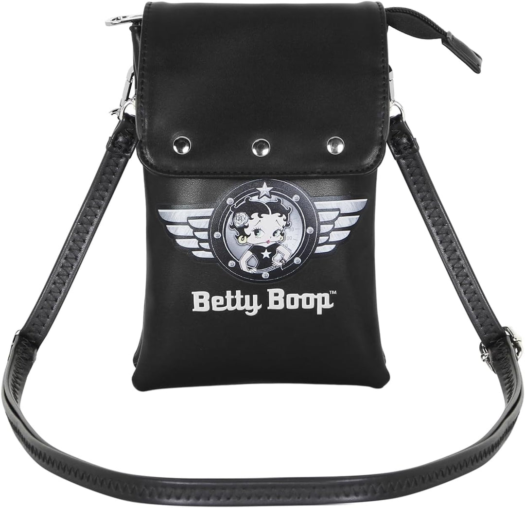 Betty Boop Motor Love-Mobile Crossbody Phone Bag (07345)