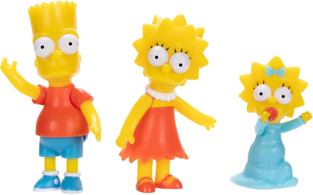 The Simpsons 2.5" Action Figure Scaled Multipack - Family Set with Pets for Ages 4+