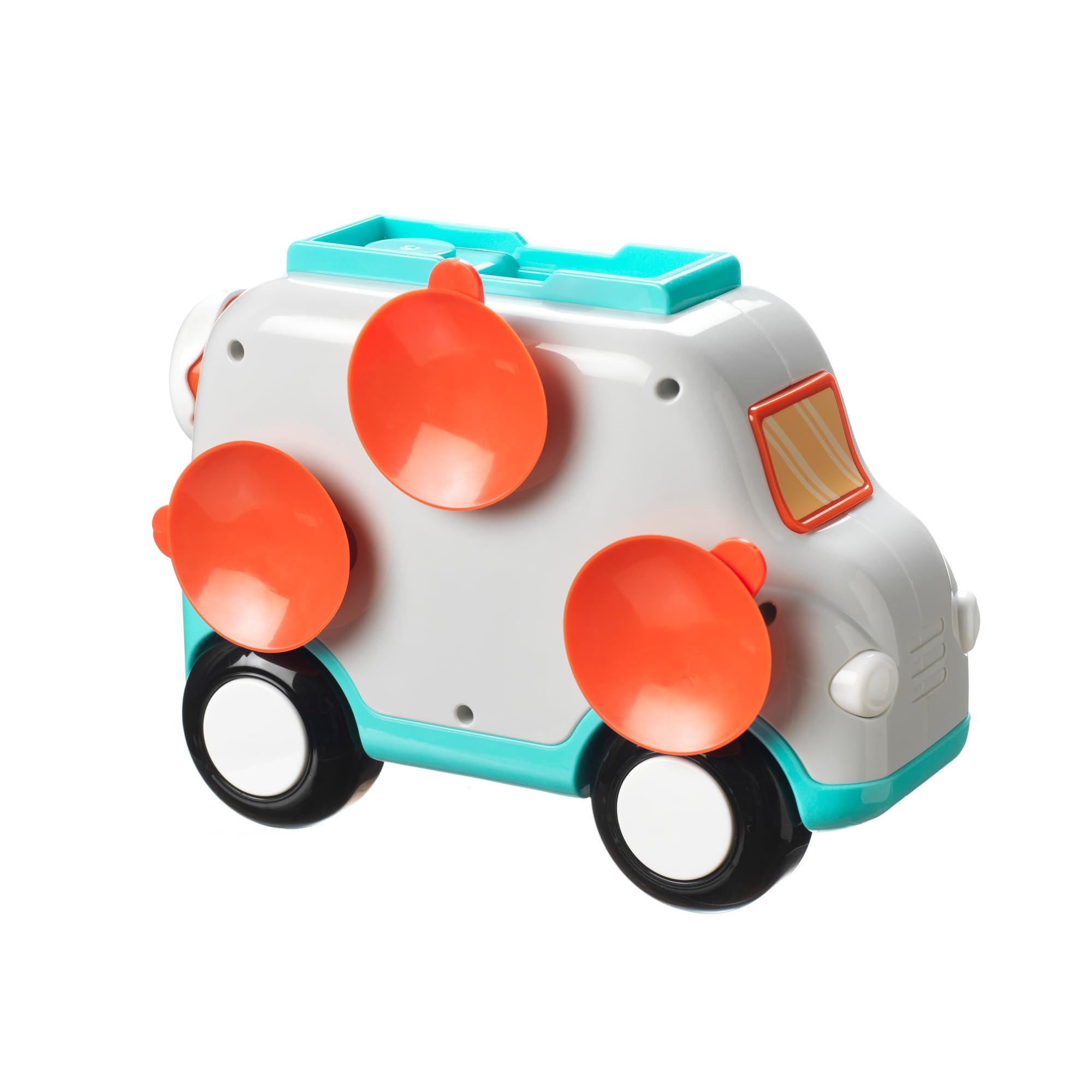 Nuby Ice Cream Shop Bubble Machine Bath Toy - Suction Cups | 2 Cones Included 7