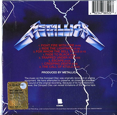 Metallica - Ride The Lightning - Audio CD 4