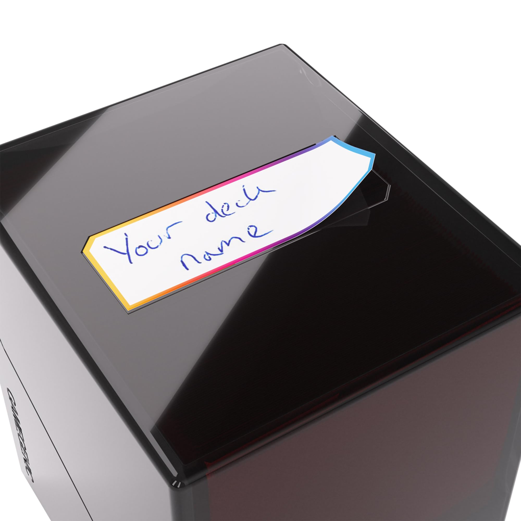 Gamegenic Bastion 100+ XL Deck Box - Black | Holds 100+ Double-Sleeved Cards | Lockable 5
