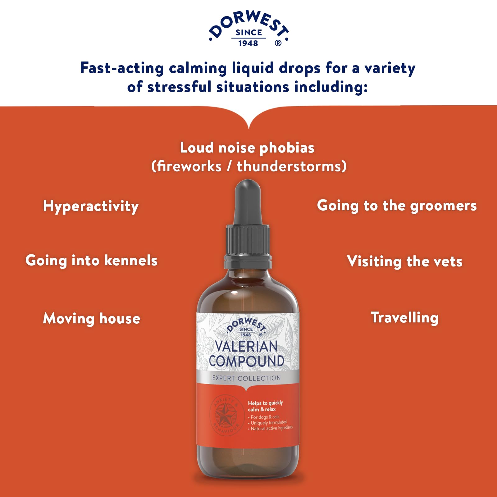 DORWEST HERBS Valerian Compound for Dogs and Cats - Fast-Acting Calming Liquid | 100 ml 3