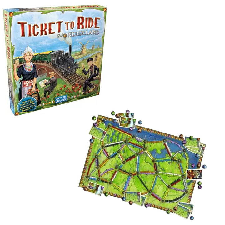 Tage des Wunders | Ticket to Ride Nederland Brettspiel-ERWEITERUNG | Brettspiel für Erwachsene und Familie | Zugspiel | Ab 8 Jahren | Für 2 bis 5 Spieler | Durchschnittliche Spielzeit 30–60 Minuten