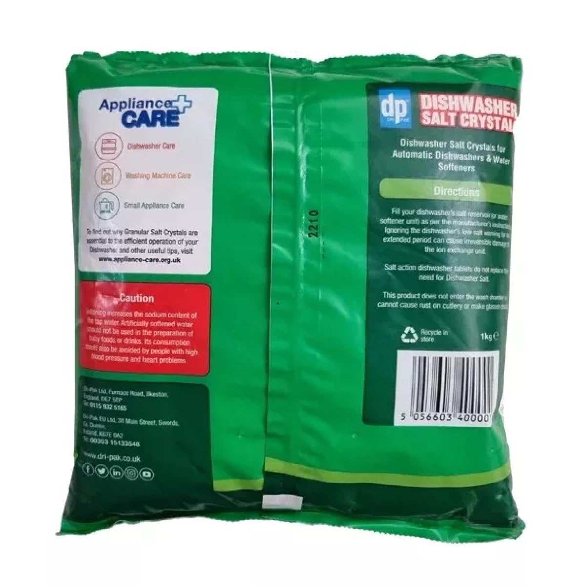 EMBO - DriPak Dishwasher Salt 1kg Bag 3