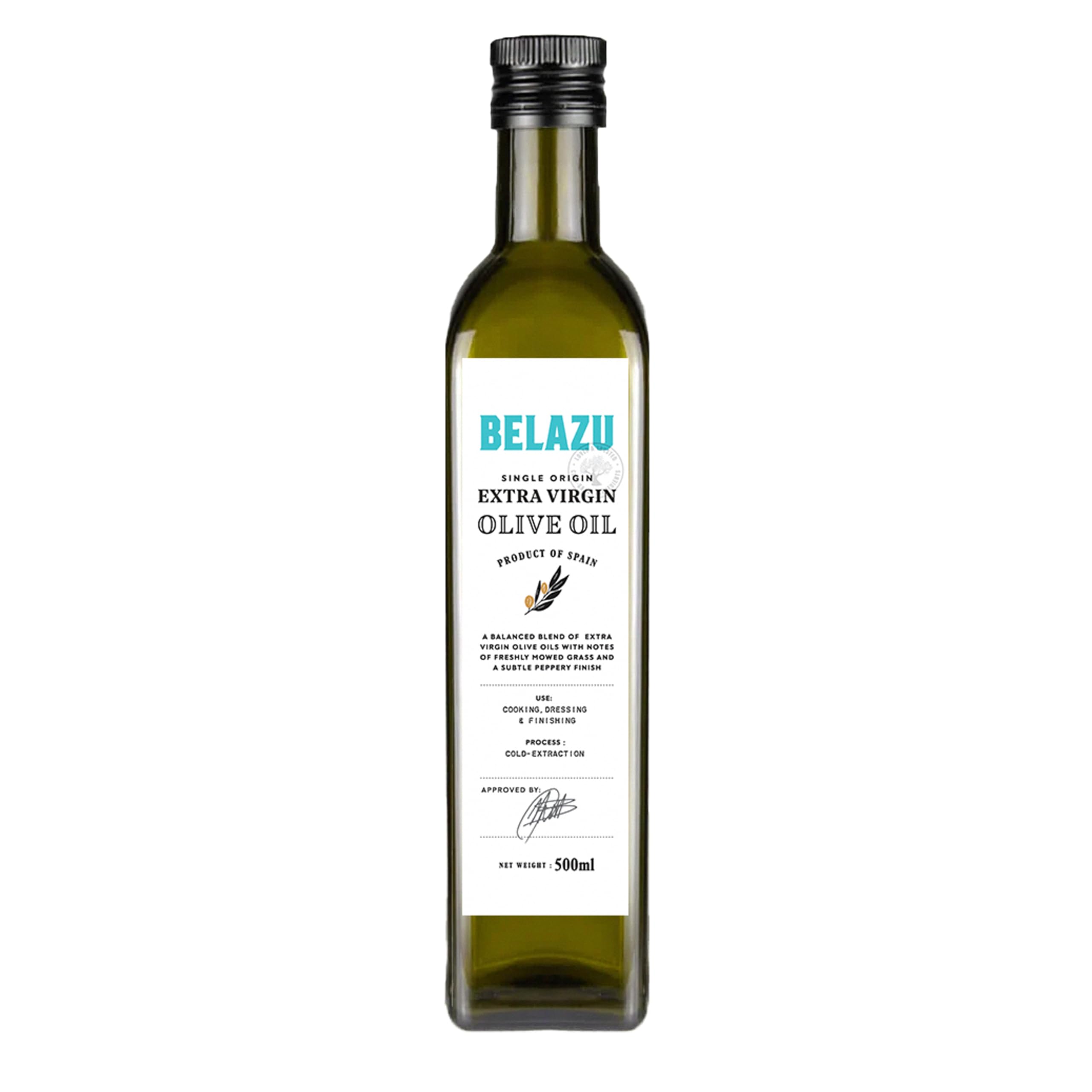 Belazu Single Origin Extra Virgin Olive Oil - Blended, Peppery Finish | 500ml 1