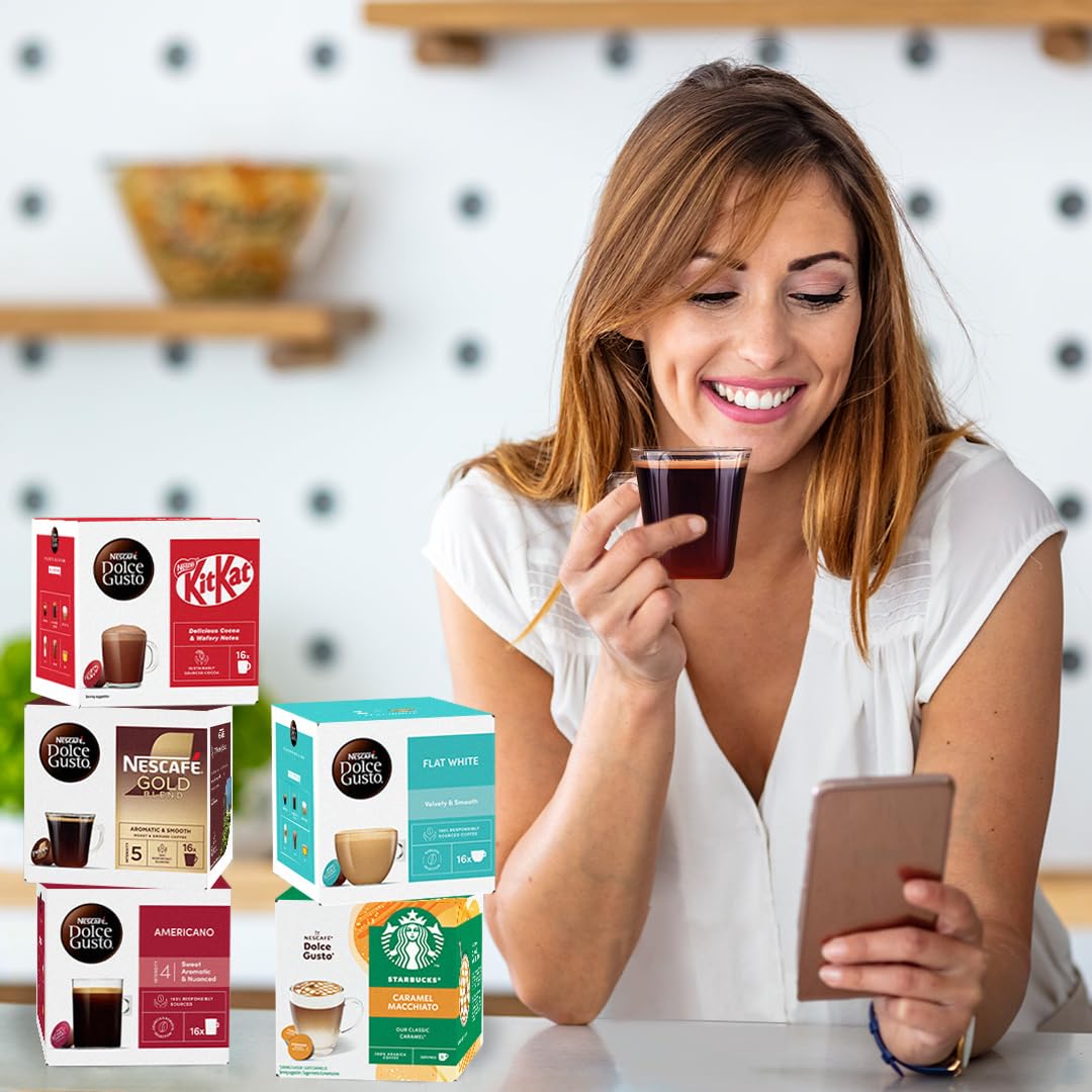NESCAFÉ Dolce Gusto Cappuccino Coffee Pods - 48 Count Total | Medium Roast | Caffeinated 6