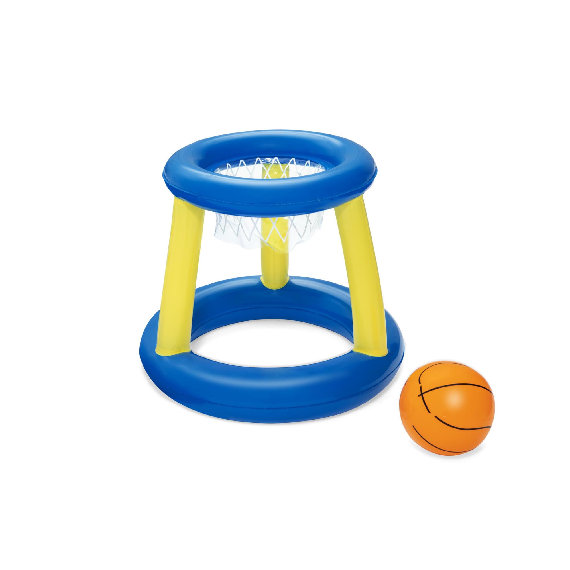 Bestway Splash N Hoop Inflatable Basketball Swimming Set | Floats on Water | Orange