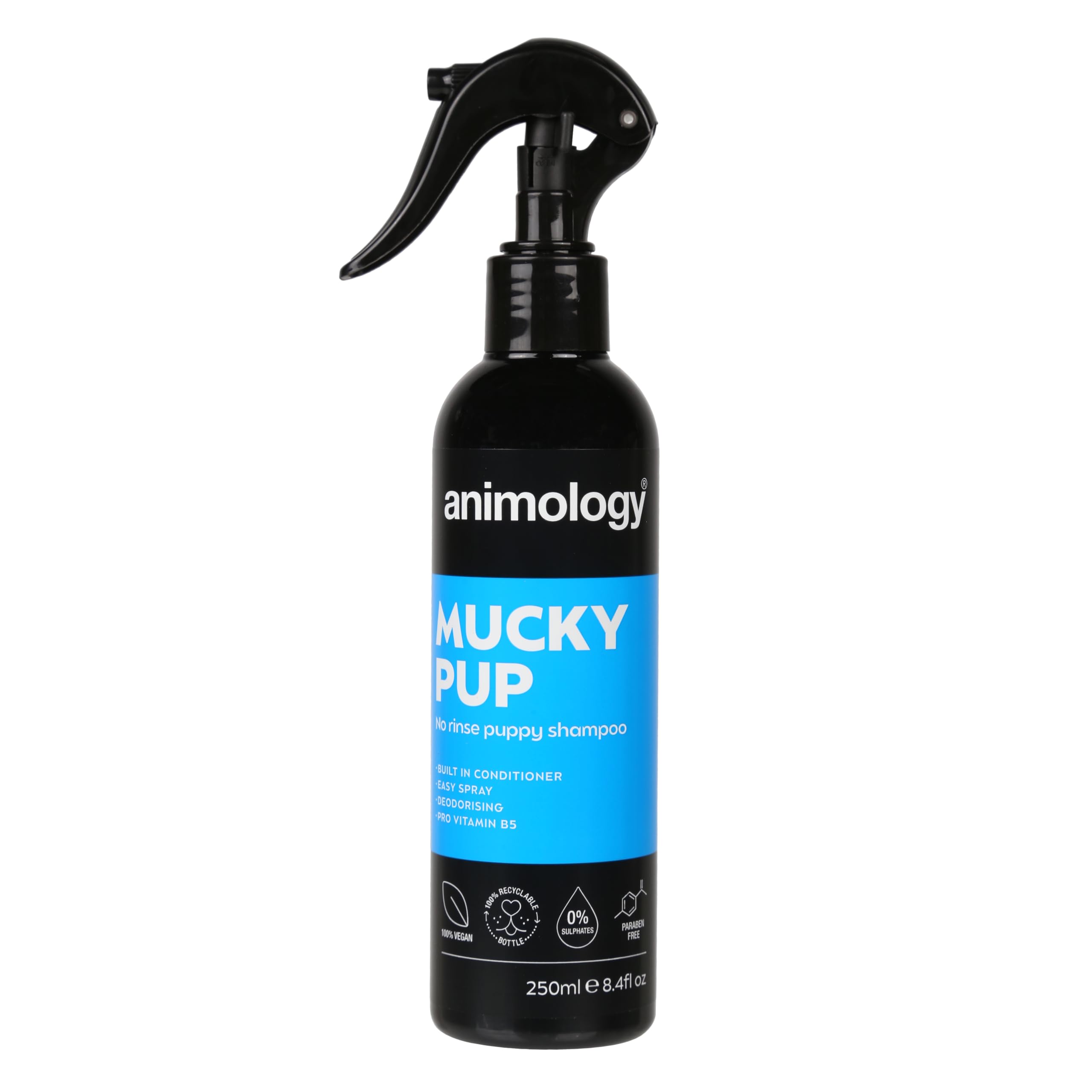 Animology Mucky Pup No-Rinse Shampoo Puppy Spray - Waterless Deodorizing for Puppies 6+ Weeks | 250ml 1
