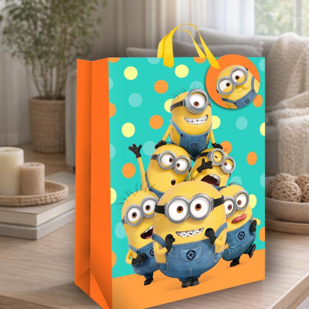Danilo Promotions LTD Despicable Me Minions Medium Gift Bag | Birthday Occasion | Paper 2