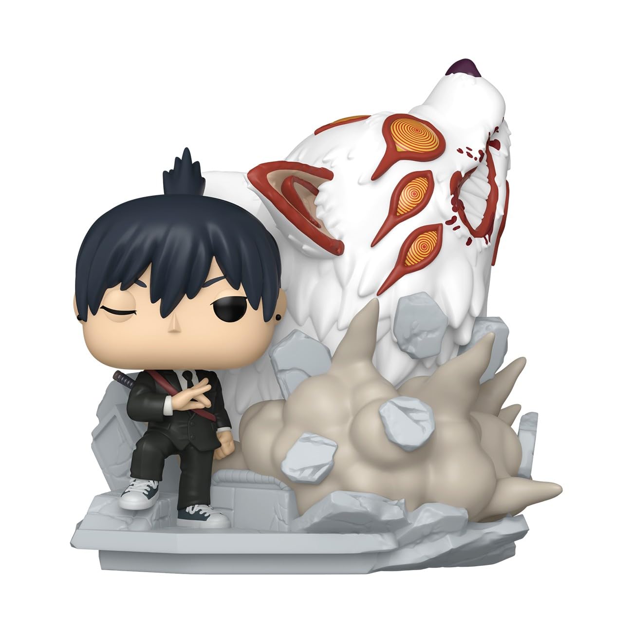 Funko Pop! Moments: Chainsaw Man - Aki Hayakawa (Fox Devil) Vinyl Figure