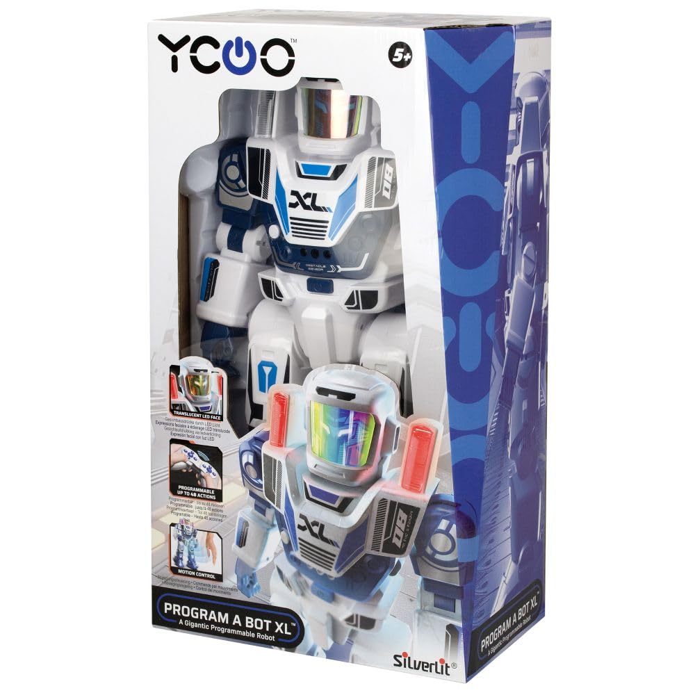 SilverLit Program a Bot XL - Programmable Robot Toy with 48 Commands, Remote & Motion Control 7