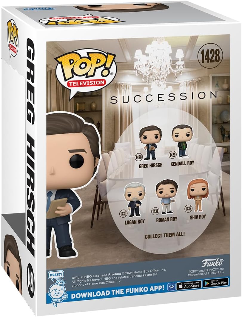 Funko POP! TV: Succession - Greg Hirsh - Collectable Vinyl Figure - Gift Idea -