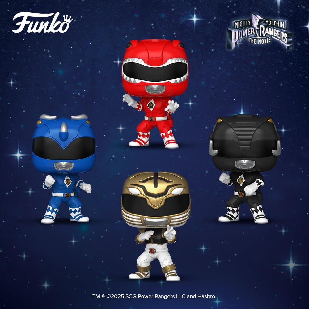 Funko Pop! Movies: Mighty Morphin Power Rangers Movie - Blue Ranger Vinyl Figure 3