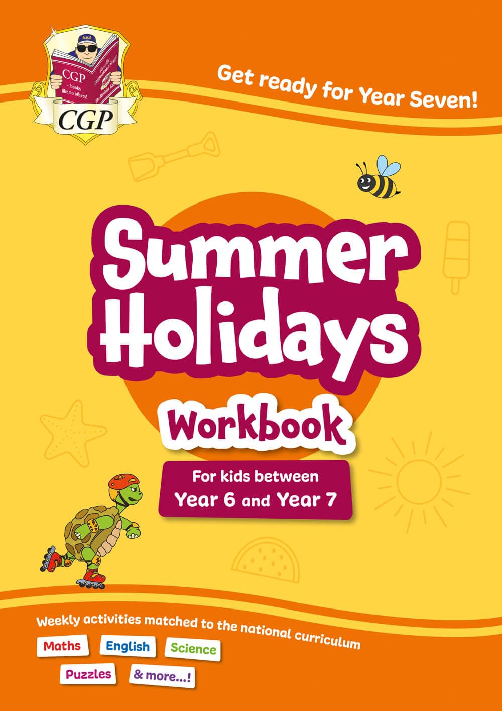 CGP Summer Holidays Activity Workbook - Year 6 to Year 7 Transition | 64 Pages | Paperback 1