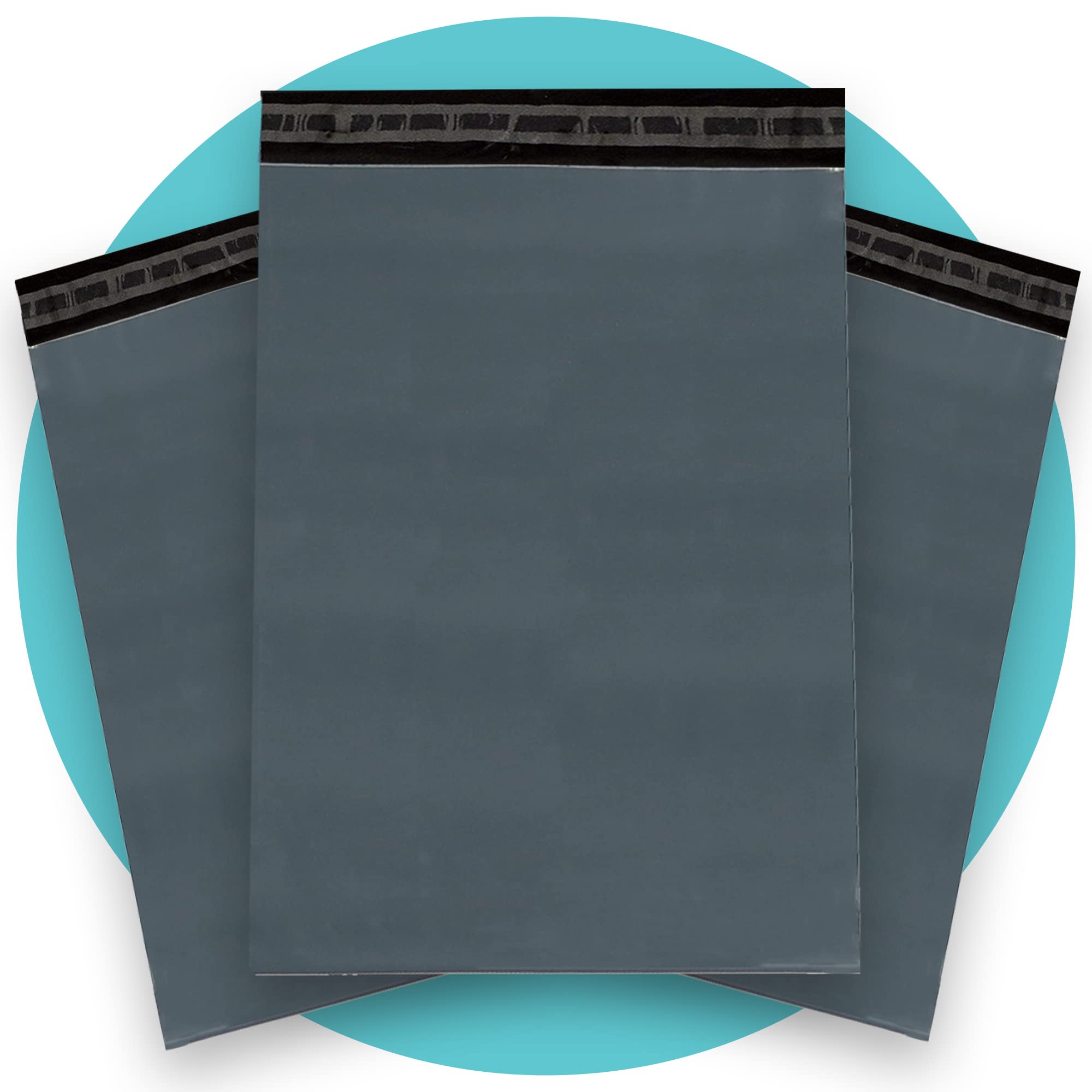 Triplast Grey Mailing Bags - 17 x 24 inch | 50 Pack | 55mu LDPE