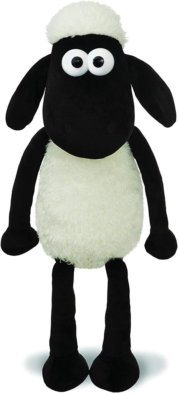 Shaun the Sheep 61174 Cuddly Plush Toy - Black and White, 12in, Suitable for Birth and Up 1