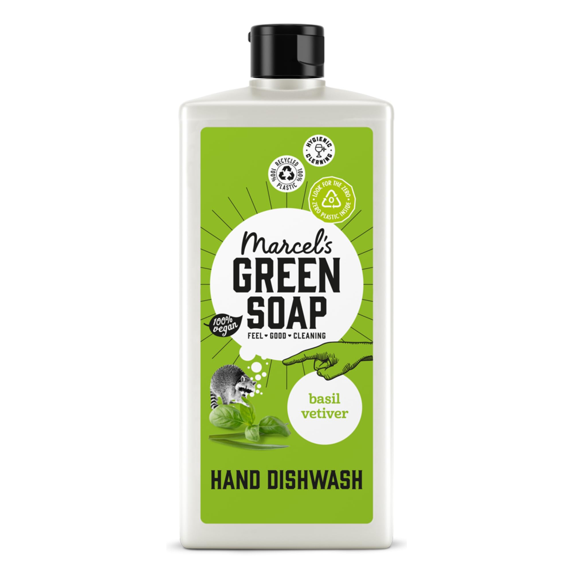 Marcel's Green Soap Washing-Up Liquid - Basil & Vetiver Scent | 500ml | Biodegradable 1