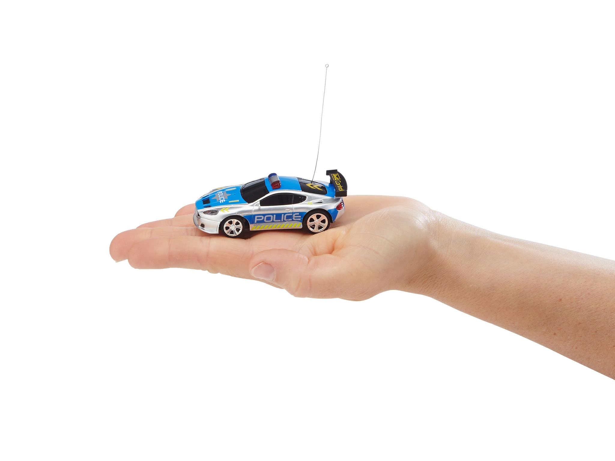 Revell 23559 Mini RC Police Car - 27MHz Remote Control with LED Lights, Fast Charging, Long Play Time 13
