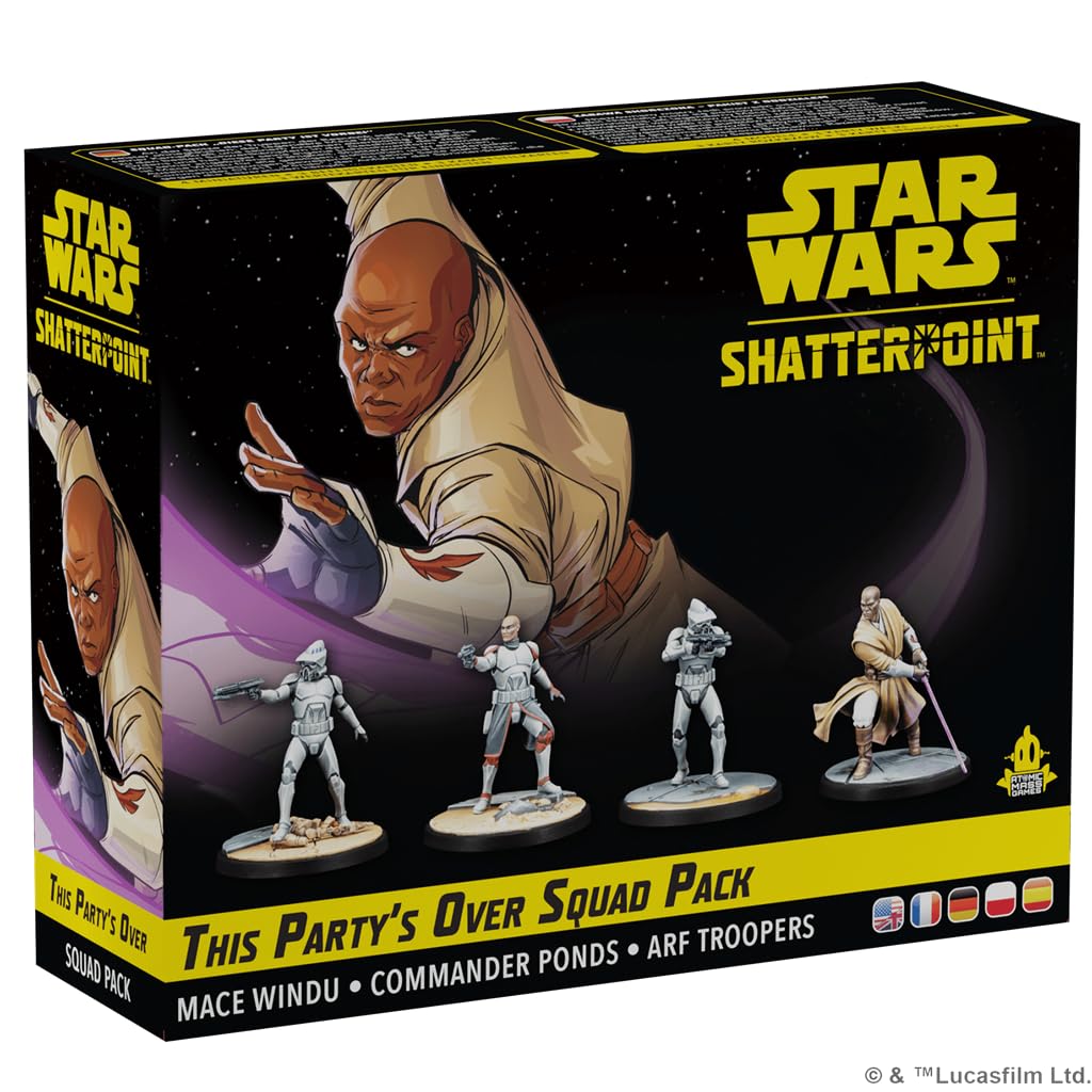 Atomic Mass Games Star Wars: Shatterpoint Mace Windu Squad Pack