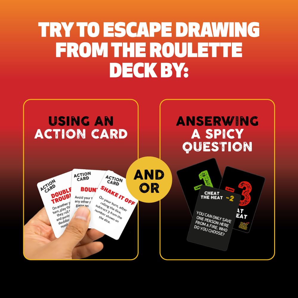 Wilder Hot Ones Roulette – A Push Your Luck Card Game with Hot Sauce 12