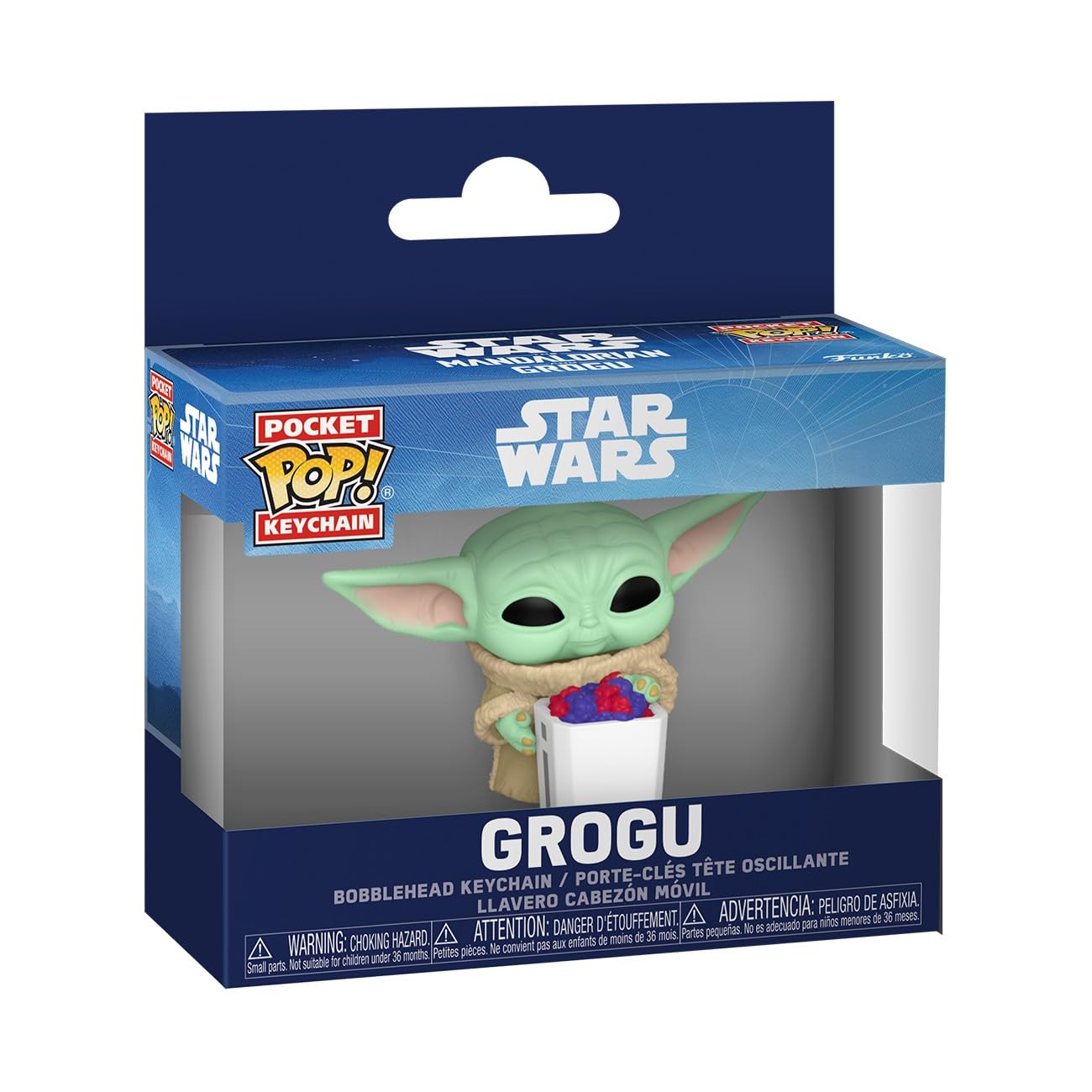 Funko Pop! Keychain - Star Wars: The Mandalorian and Grogu | Vinyl Figure | Model 90454