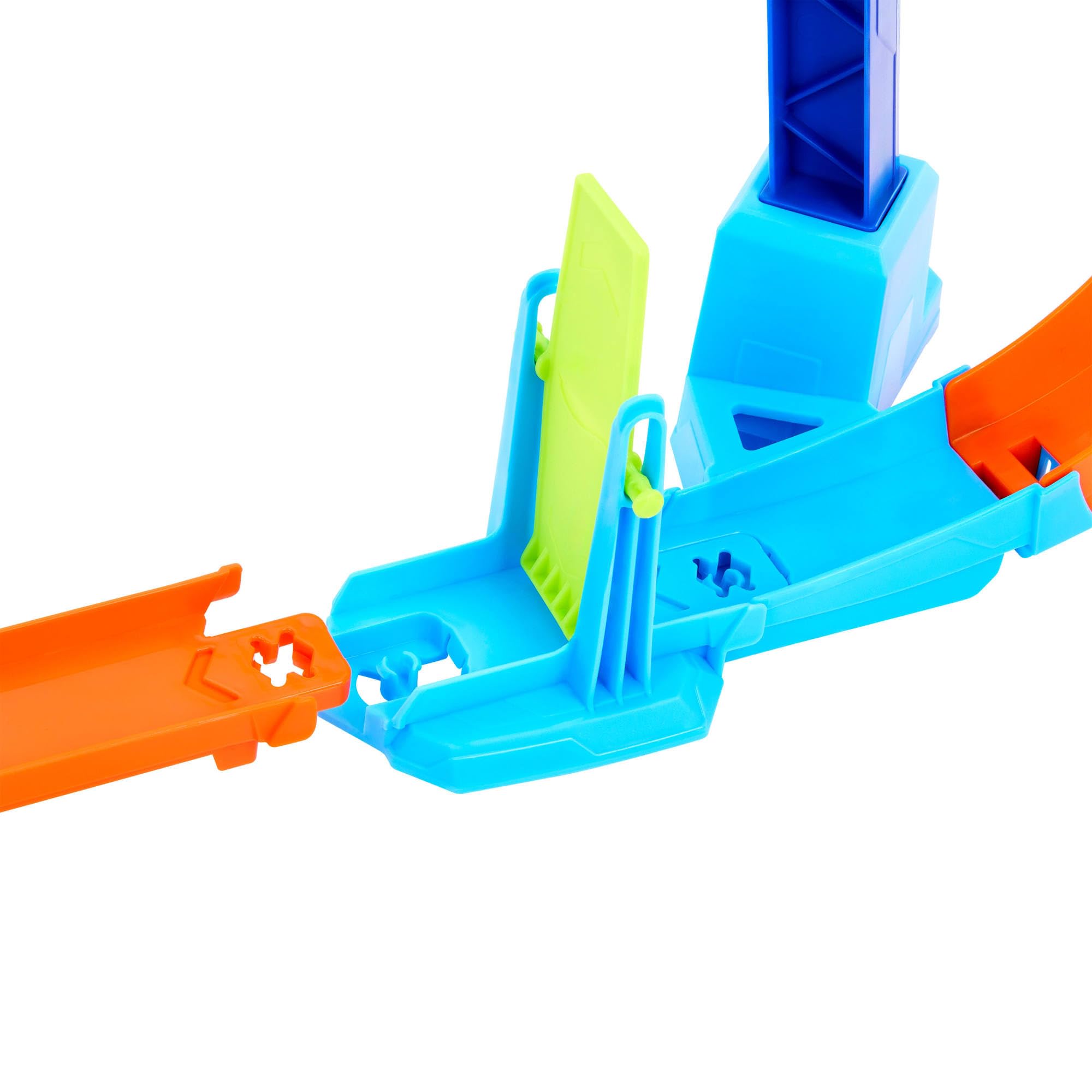 Hot Wheels Stunt Tracks Corkscrew Jump Track Set with 1:64 Scale Car | Ages 4+ | Model JFH36 5