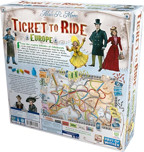 Days of Wonder Ticket to Ride Europe Board Game 2