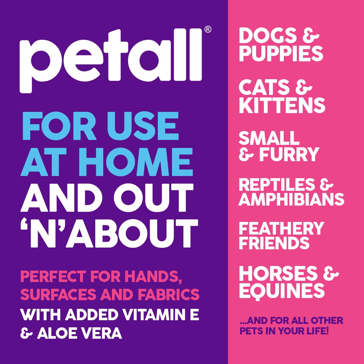 petall Extra Large Hypoallergenic Biodegradable Pet Wipes - 50 Count, 99% Water 2