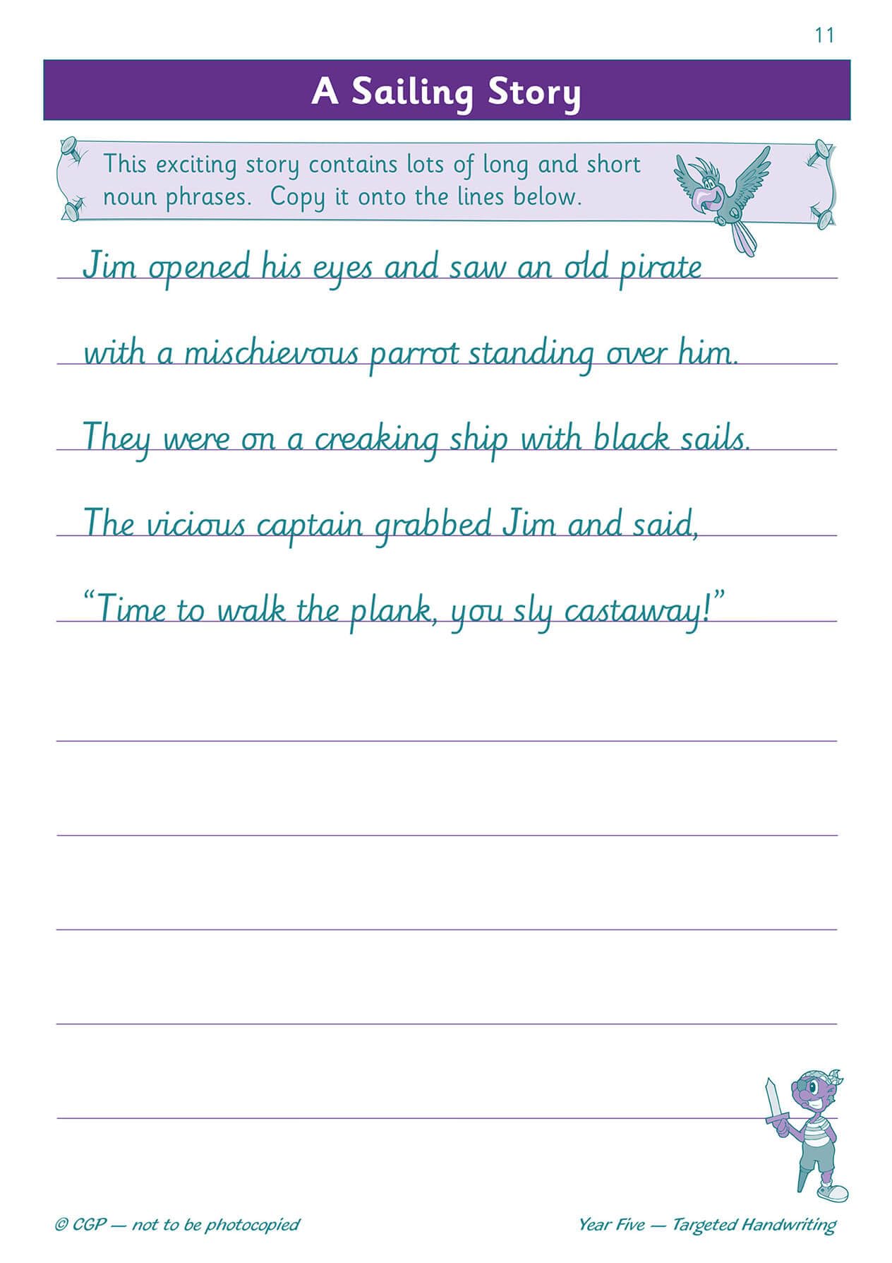 CGP KS2 English Targeted Practice Book - Handwriting Year 5 | Ideal for Catch-up & Home Learning 6