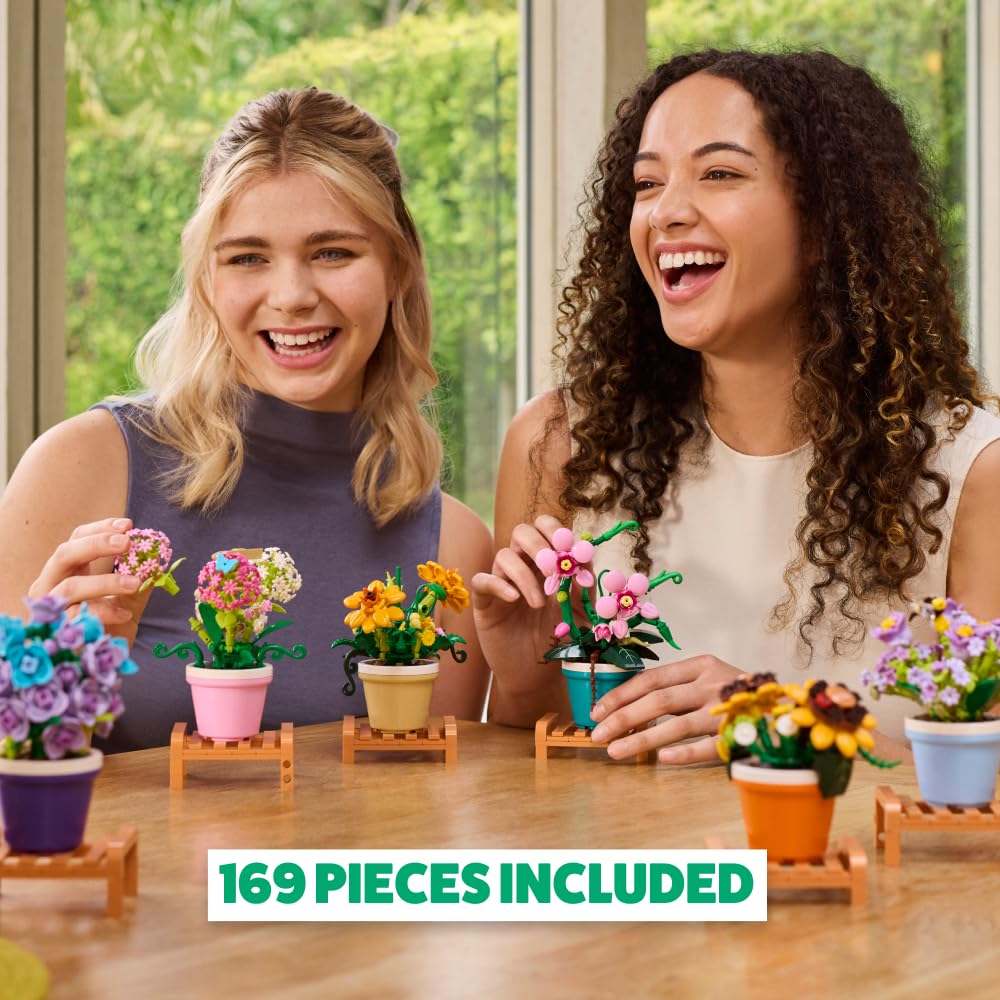 MAX Premium Garden Pot Plants Building Bricks - Phalaenopsis (233 Pieces, 6 to Collect) 3