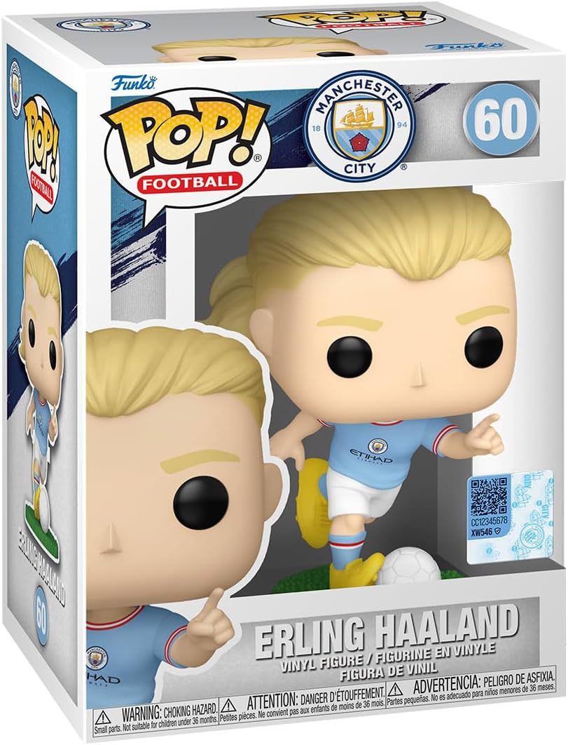 Funko POP! Football: Mancity - Erling Haaland - Manchester City FC - Collectable